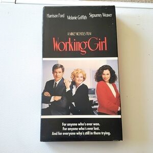Working Girl VHS Tape 1988 Movie Harrison Ford Melanie Griffith Sigourney Weaver
